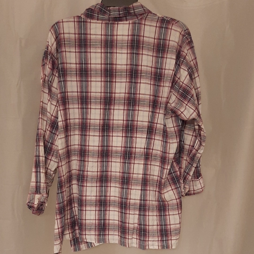 Plaid Button-Up Shirt - Picture 6 of 6